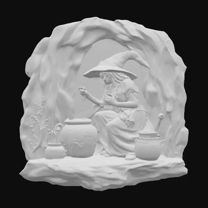 3D model for Potion Crafter's Sanctuary