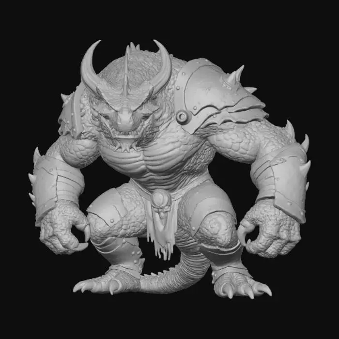 3D model for Armorclad Beast, #villain#