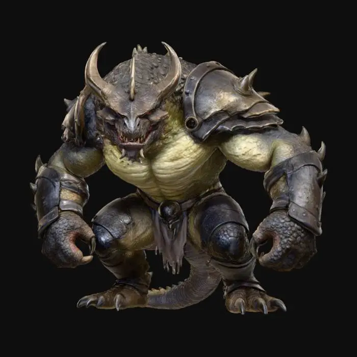 3D model for Armorclad Beast, #villain#
