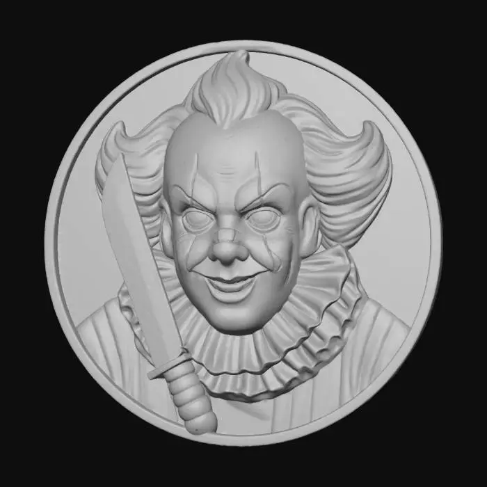 3D model for IT coin, #villain#