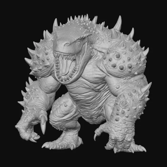 3D model for Spikezilla