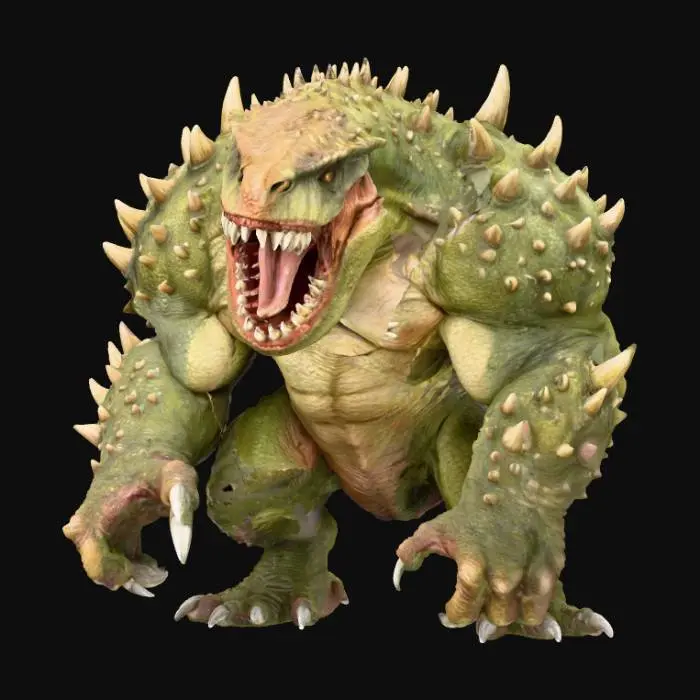 3D model for Spikezilla