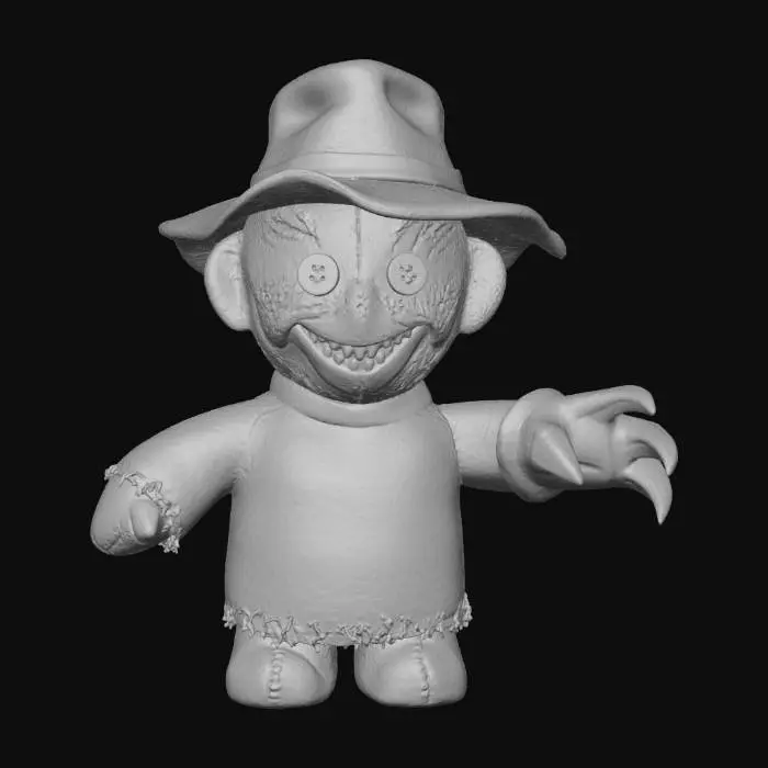 3D model for A plush doll Freddy Krueger, #Halloween2025#
