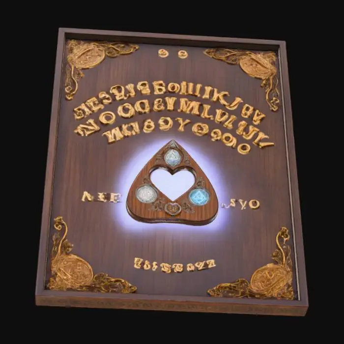 3D model for #Halloween2025#, A highly detailed Ouija board, #Halloween2025#