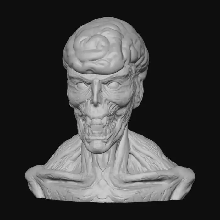 3D model for Brain Creature, #Halloween2025#