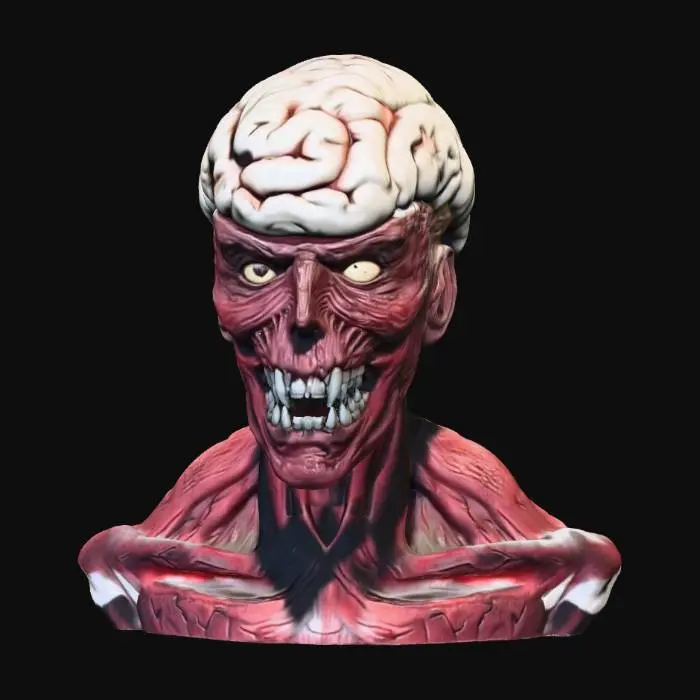 3D model for Brain Creature, #Halloween2025#