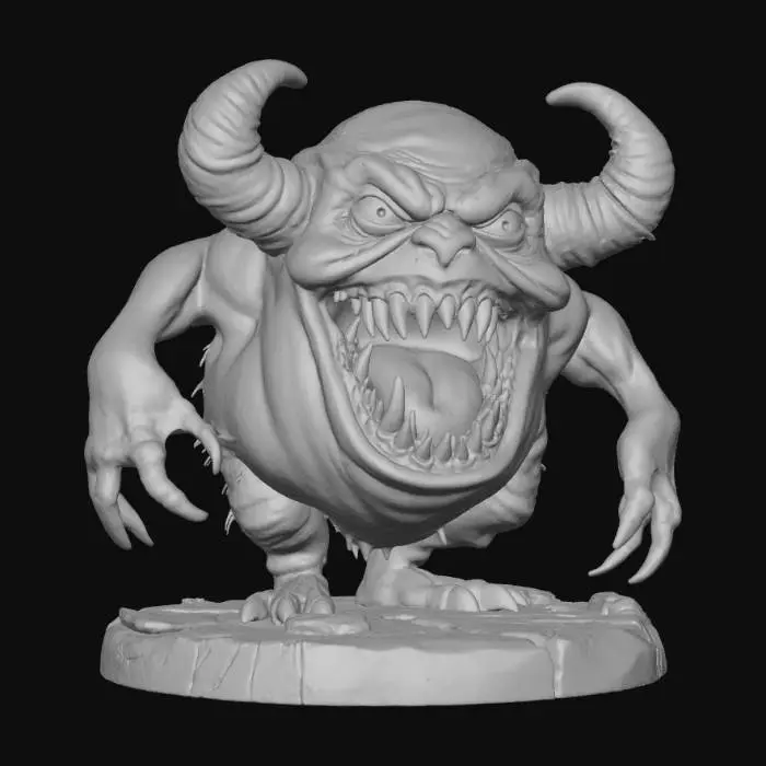 3D model for Fierce Grin Monster