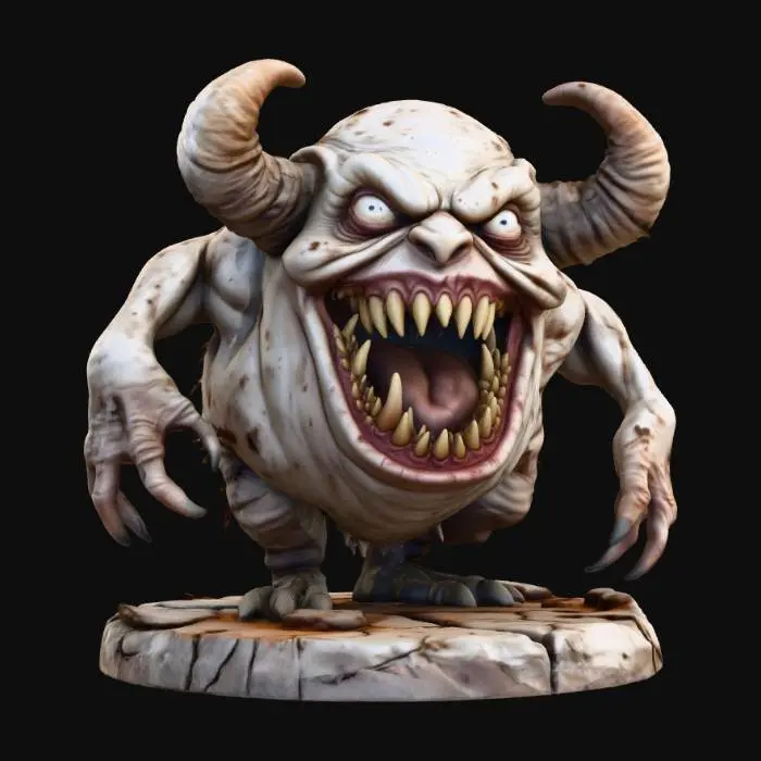 3D model for Fierce Grin Monster