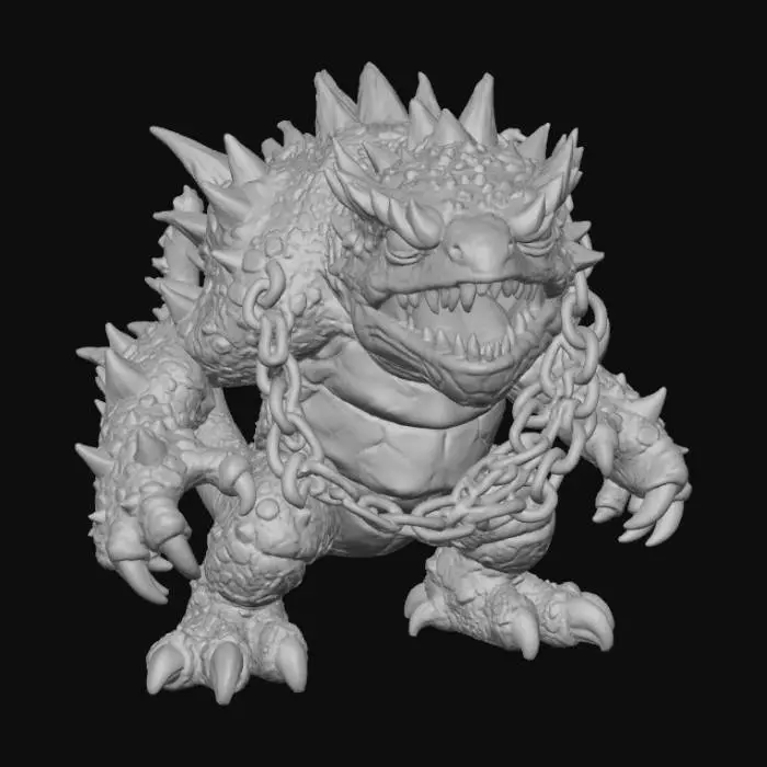 3D model for Lava Beast
