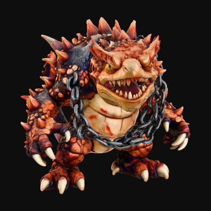 3D model for Lava Beast