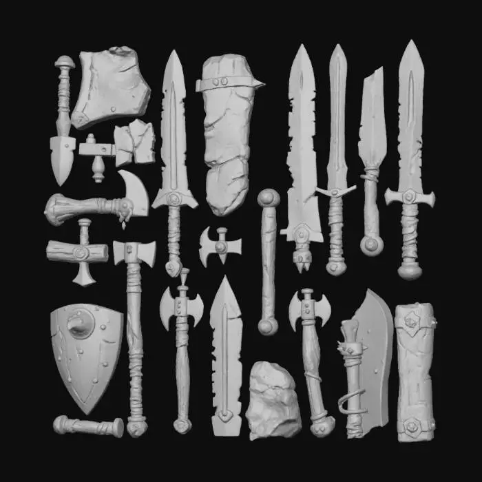 3D model for Medieval Armory Collection
