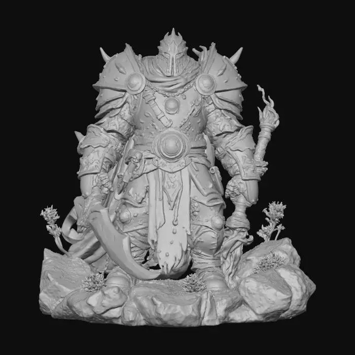 3D model for Warrior's Vigil