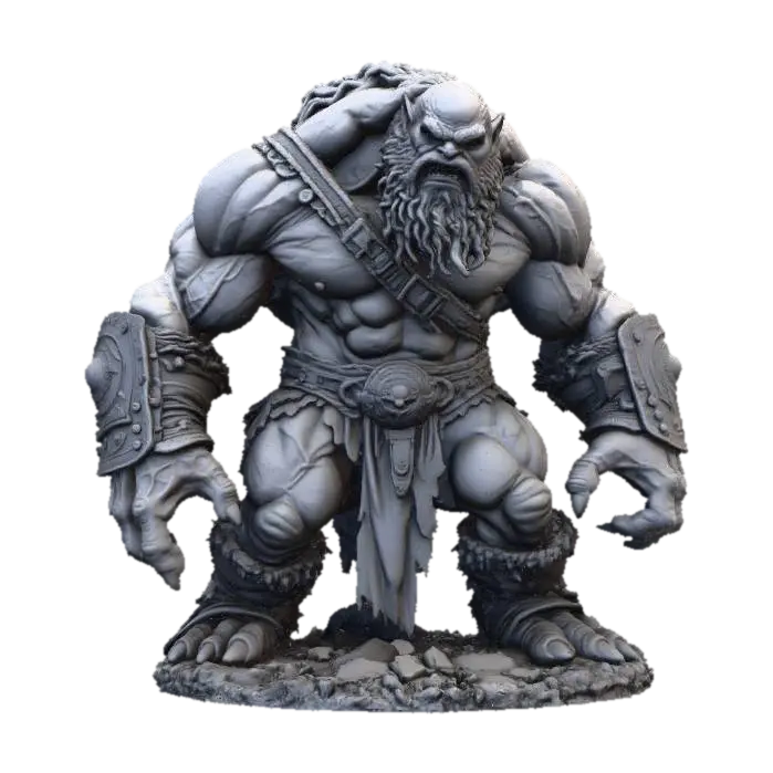 3DMinisByChad的Colossal Guardian — 使用 Meshy AI 3D 生成器制作，免费下载 FBX OBJ GLB STL