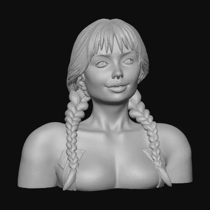 3D model for Daydreaming Portrait