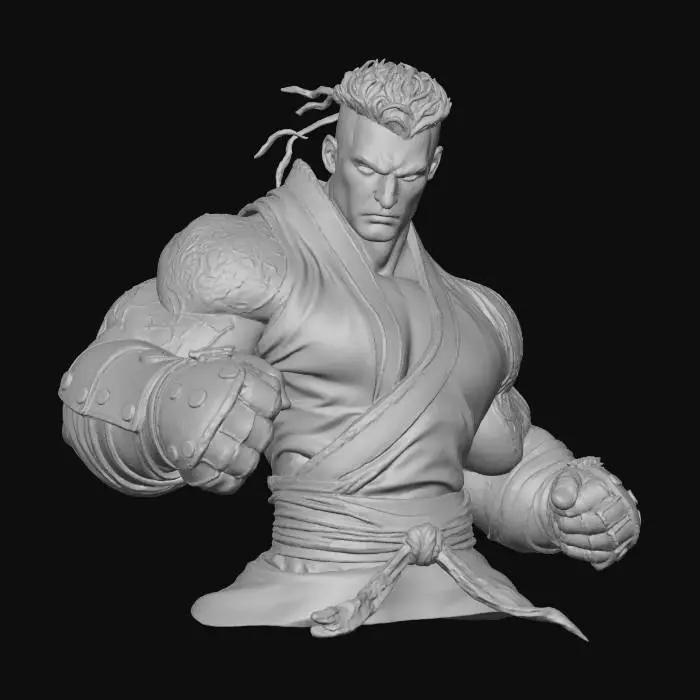 3D model for Warrior's Resolve upper body