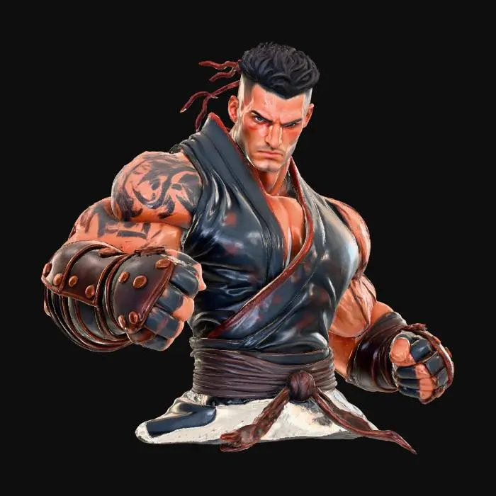 3D model for Warrior's Resolve upper body