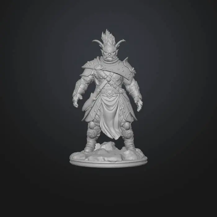 3D model for Warrior of the Storm