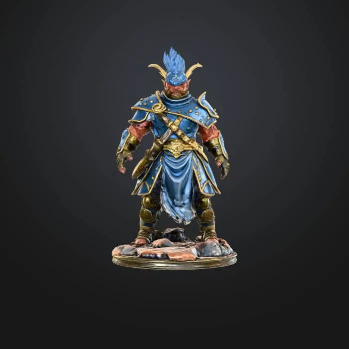 3D model for Warrior of the Storm