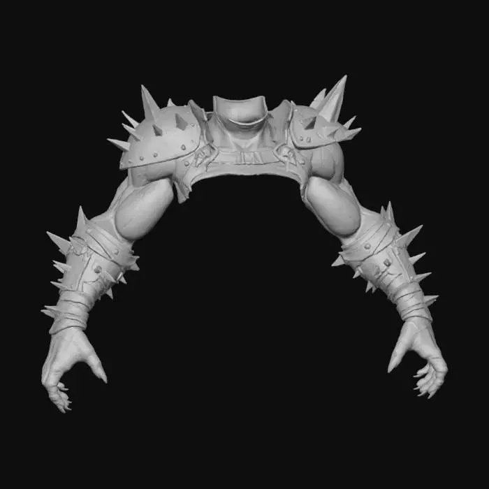 3D model for Spiked Gauntlet Guardian