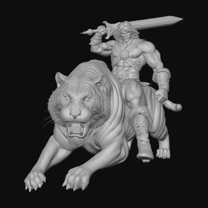 3D model for He-Man