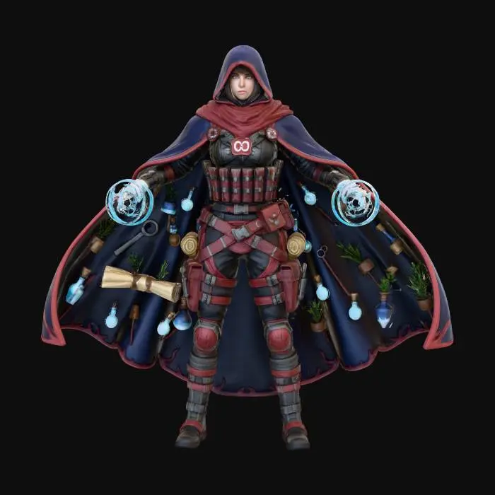 3D model for Arcane Alchemist