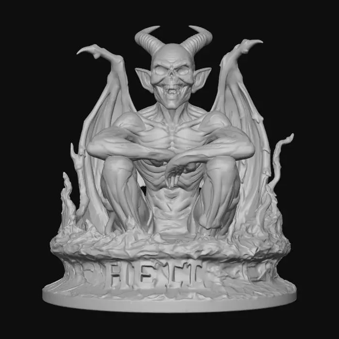 3D model for Demonic Throne