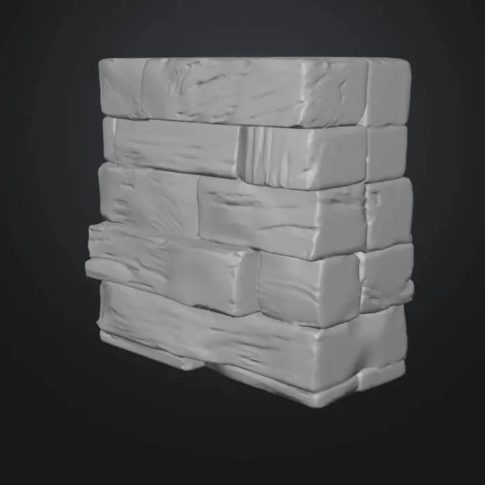 3D model for Wooden Texture Wall