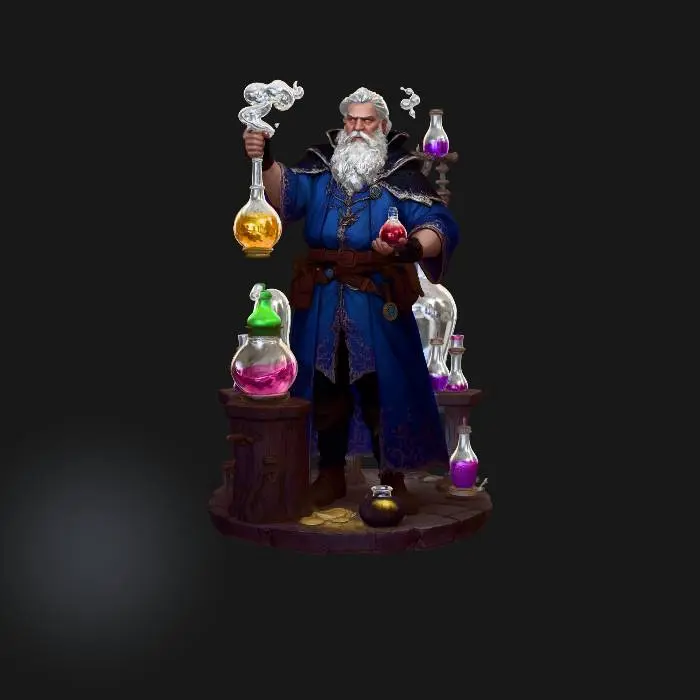 3D model for The Arcane Alchemist