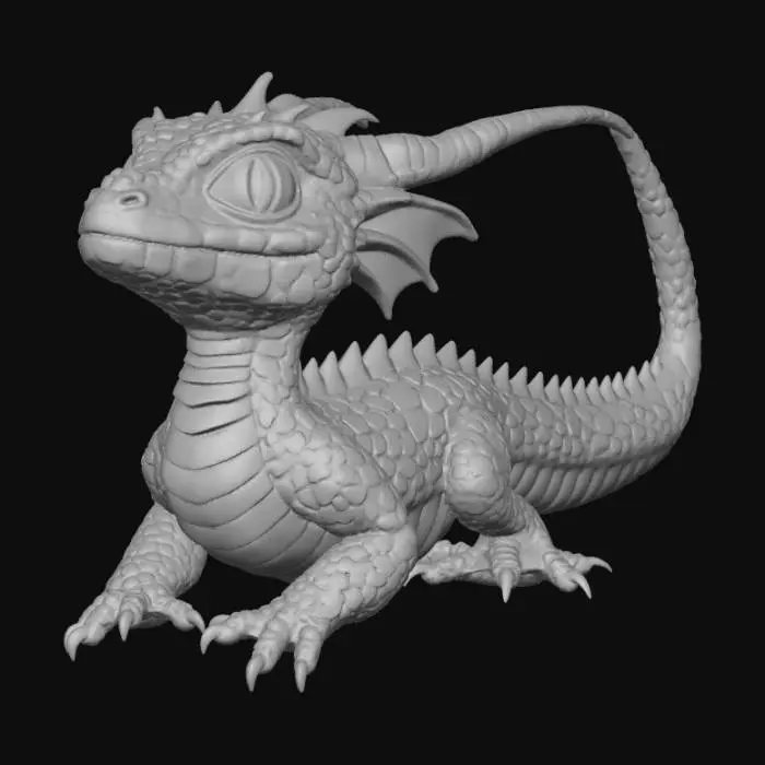 3D model for Emberscale Dragon