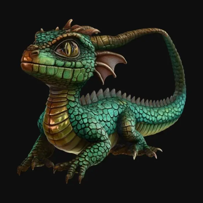 3D model for Emberscale Dragon