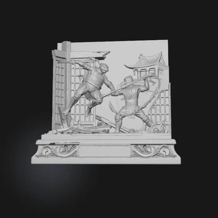 3D model for TMNT vs Scorpion