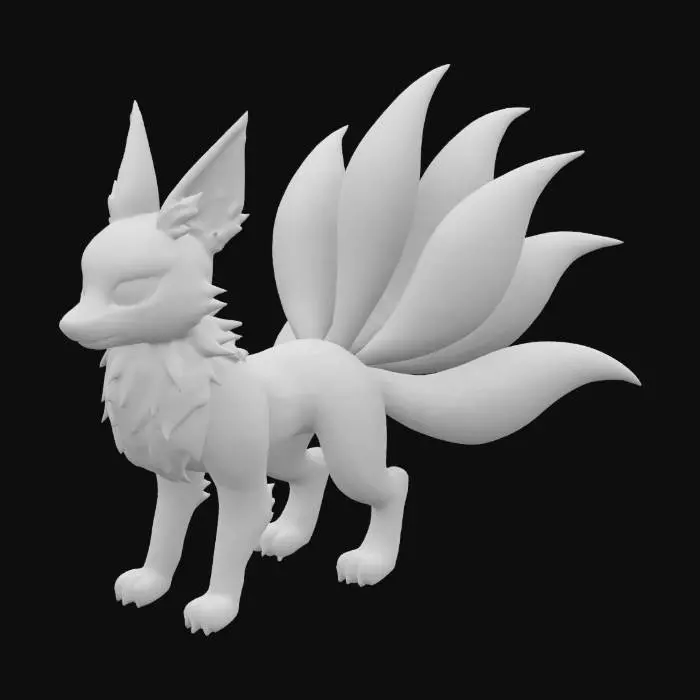 3D model for Mystic Nine-Tails