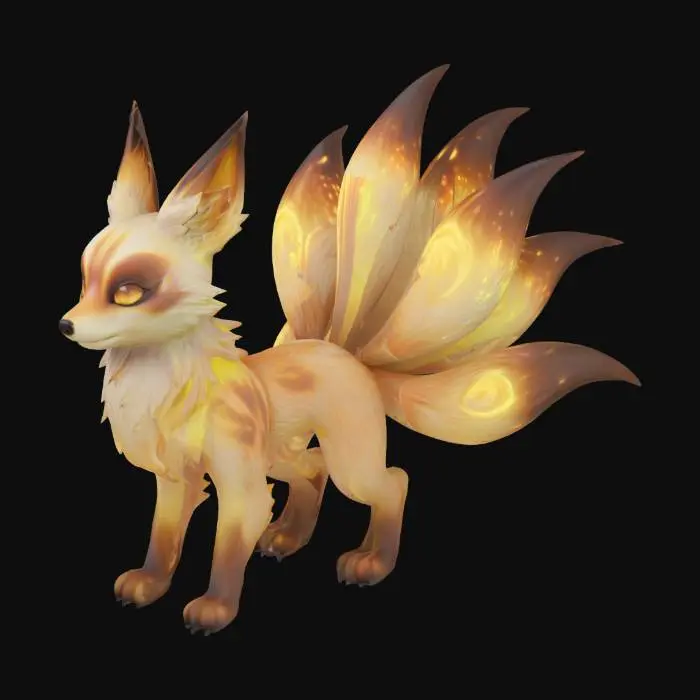 3D model for Mystic Nine-Tails