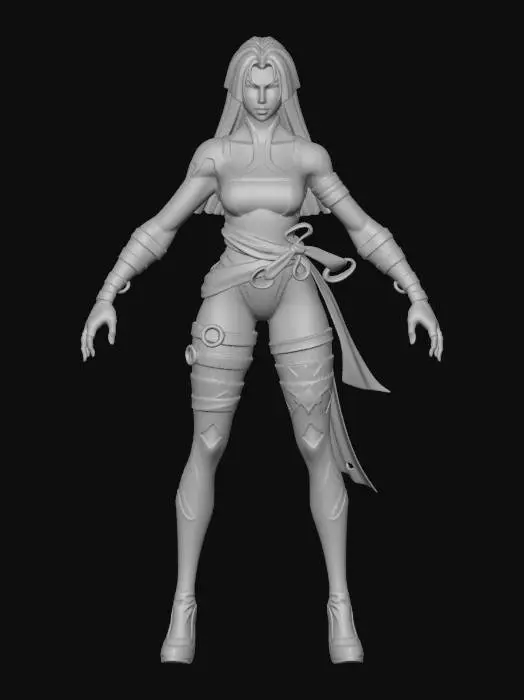 3D model for Psylocke MR