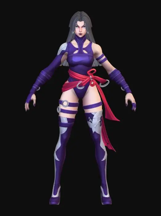 3D model for Psylocke MR