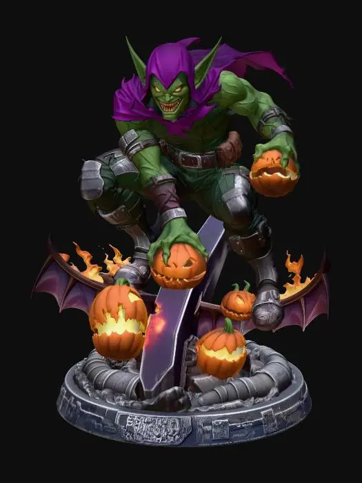 3D model for Goblin of the Jack-o'-lanterns