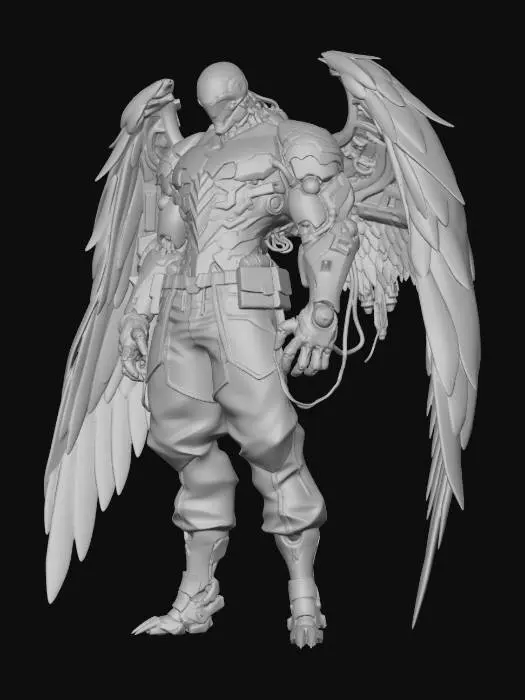 3D model for Emerald Seraph