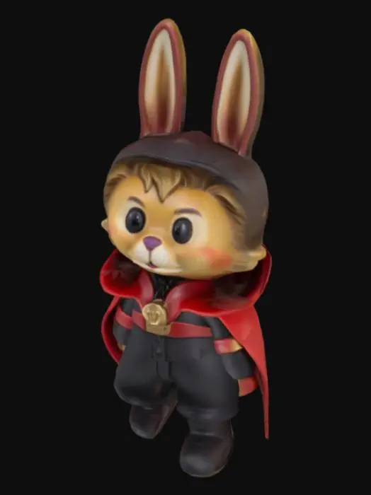 3D model for Time Wizard Bunny