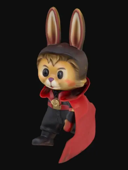 3D model for Time Wizard Bunny