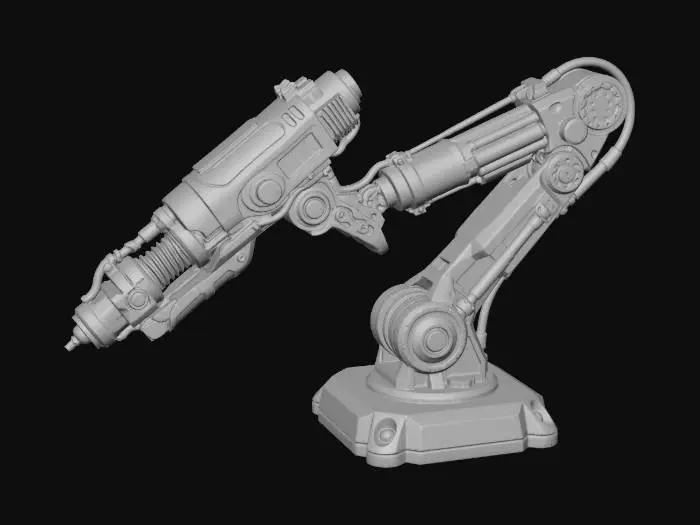 3D model for Industrial Robotic Arm