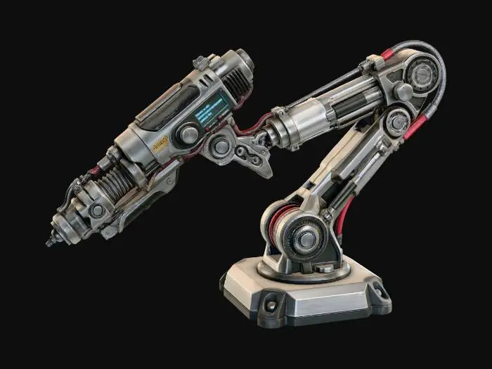 3D model for Industrial Robotic Arm