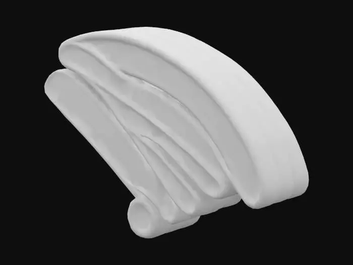 3D model for  an WiFi sign that iluminates blue with black borders