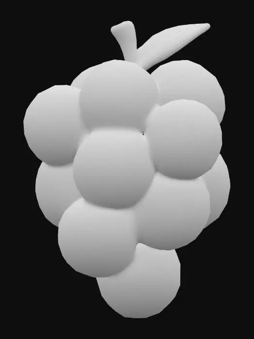 3D model for Grapevine Cluster