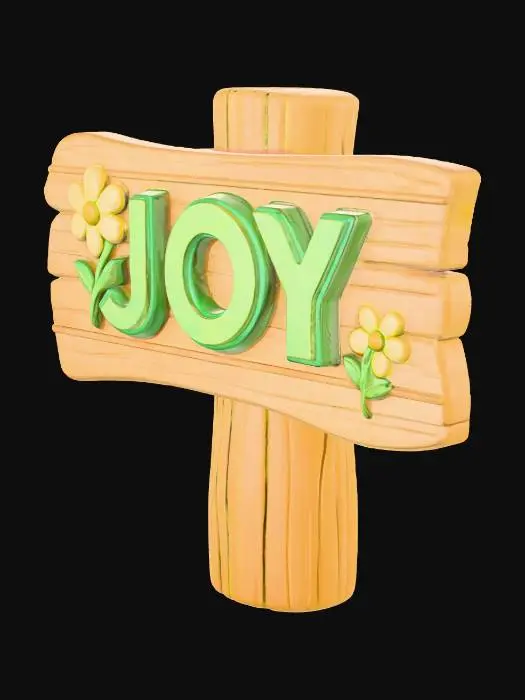 3D model for Joyful Signboard
