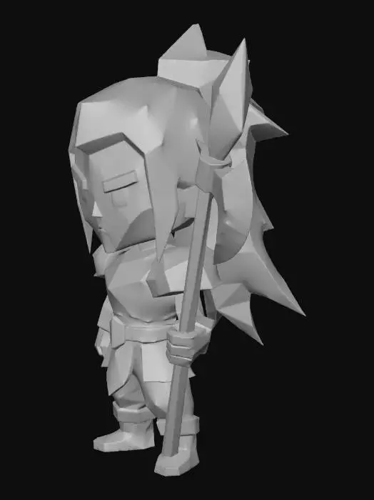 3D model for Warrior's Resolve
