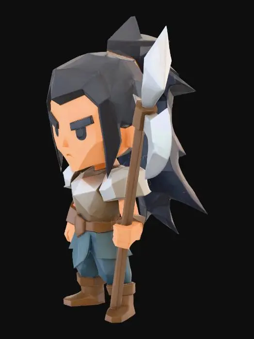 3D model for Warrior's Resolve