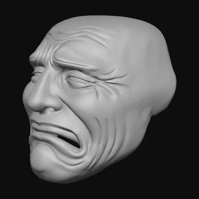 3D model for Agony Mask