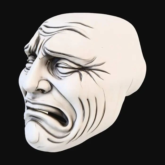 3D model for Agony Mask