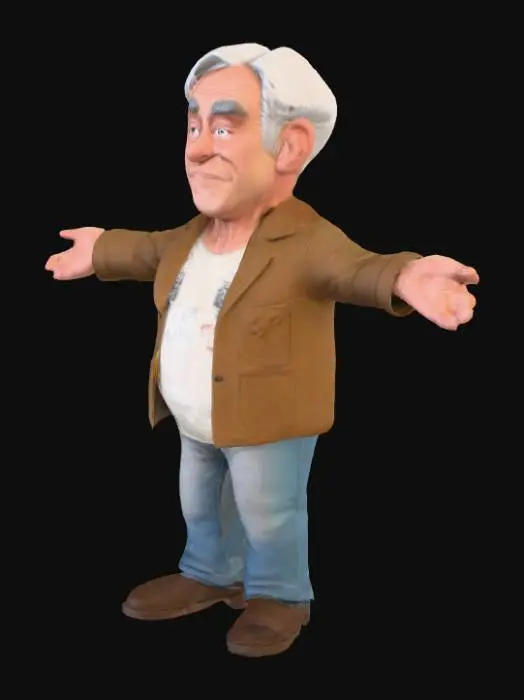 3D model for Elderly Carpenter