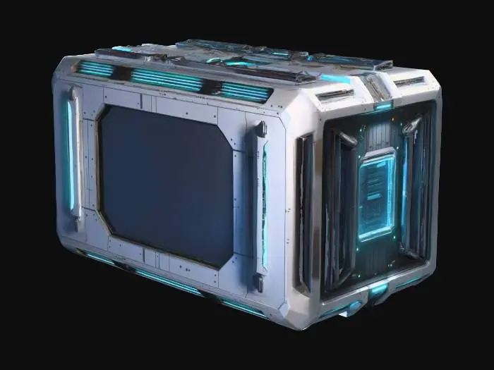 3D model for make a ultra cool sci fi futuriscic big computer for scientics